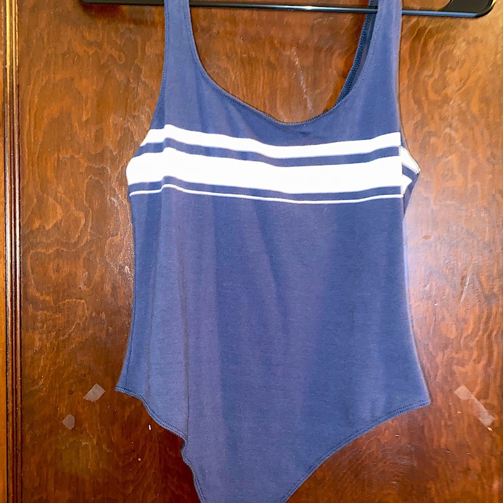 Garage, size M, blue body suit